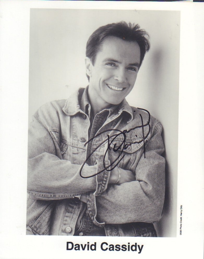 David Cassidy signed photograph (1 of 1)