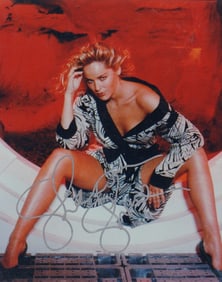 Sharon Stone signed photograph