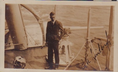 Charles Lindbergh signed photograph