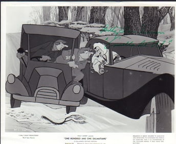 Cruella DeVil signed photograph