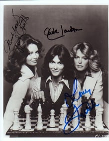 Charlie's Angels cast signed photograph
