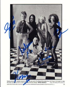 Spice Girls signed photograph