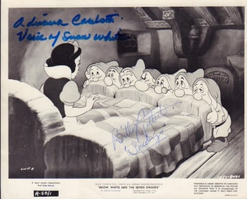 Snow White RARE signed photograph