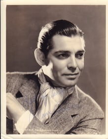 Clark Gable signed photograph