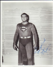 George Reeves signed photograph