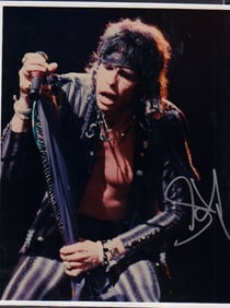 Steven Tyler signed photograph