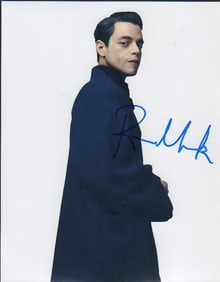 Rami Malek signed photograph