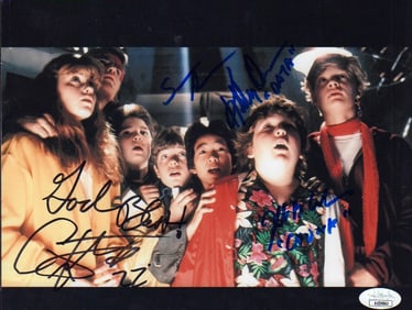 Goonies cast signed photograph