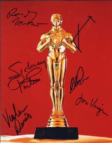 SIX Academy Award winners signed photograph