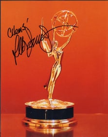 Allison Janey signed Emmy photograph
