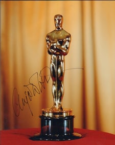 Angelica Huston signed Academy Award photograph