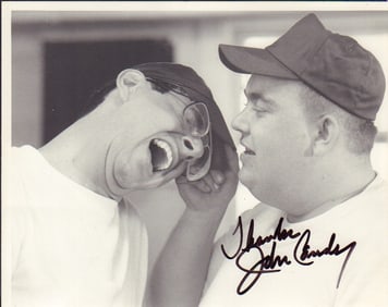 John Candy signed photograph