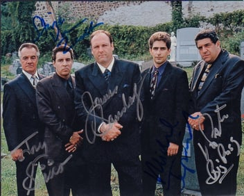 Sopranos cast signed photograph