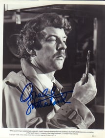 Donald Sutherland signed photograph
