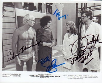 Rocky Horror Picture Show cast signed photograph  B