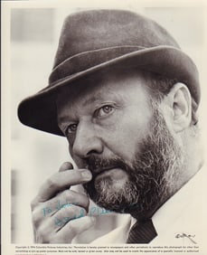Donald Pleasance signed photograph