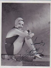 Judy Garland signed photograph