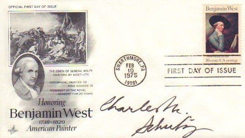 Charles M Schulz signed FDC
