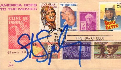 Steven Spielberg signed FDC