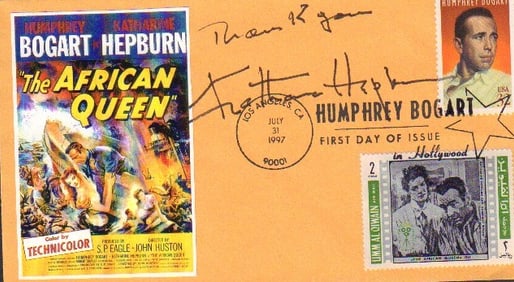 Katharine Hepburn signed FDC
