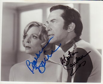 Space 1999 cast signed photograph