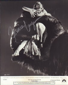 Jessica Lange signed photograph