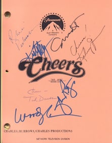 Cheers script cast signed