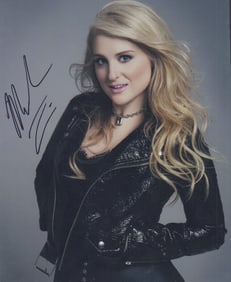 Meghan Trainor signed photograph