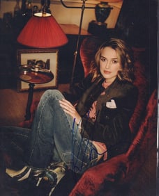 Keira Knightley signed photograph