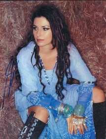 Shania Twain signed photograph