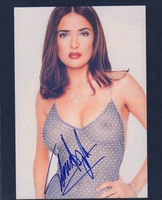 Salma Hayek signed photograph