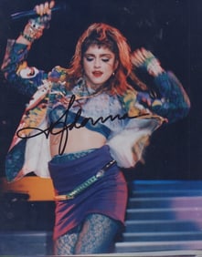 Madonna signed photograph