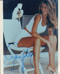 Claudia Schiffer signed photograph
