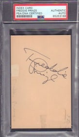 Freddie Prinze signature PSA DNA slabbed