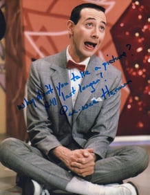 Pee Wee Herman signed photograph
