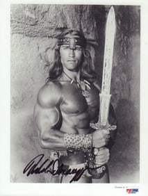 Arnold Schwarzenegger signed photograph