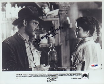 Harrison Ford Indiana Jones PSA DNA signed photograph