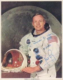 Neal Armstrong signed photograph