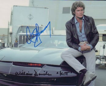 Knight Rider signed cast photograph