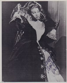 Leontyne Price signed photograph