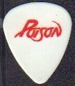 Brett Michaels stage used guitar pick