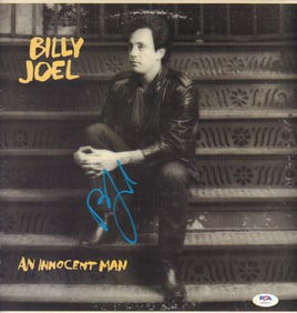 Billy Joel signed LP PSA DNA