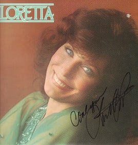 Loretta Lynn signed LP