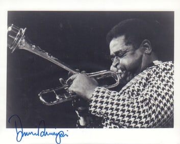 Dizzy Gillespie signed photograph