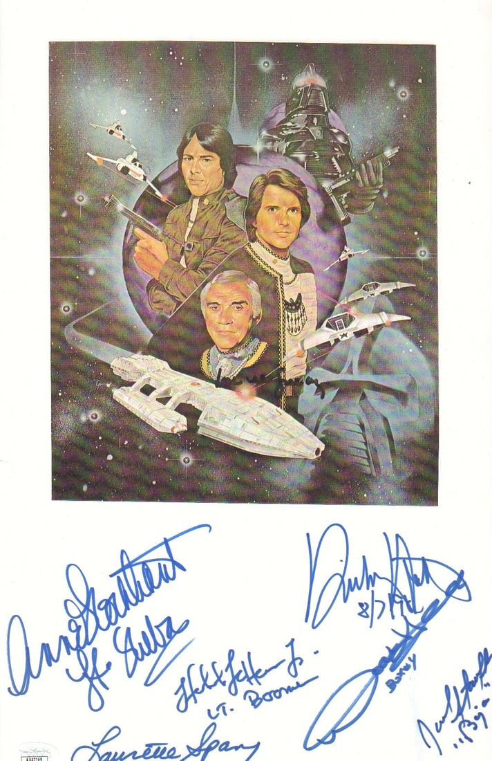 Battlestar Galactica signed 11x17 print with cast (1 of 1)