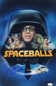 Mel Brooks signed 11x17 Spaceballs photograph