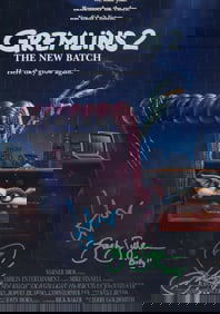 Gremlins II 11x17 poster signed