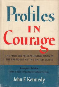 John F Kennedy and FAMILY signed book