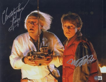 Back to the Future signed 11x14 photograph