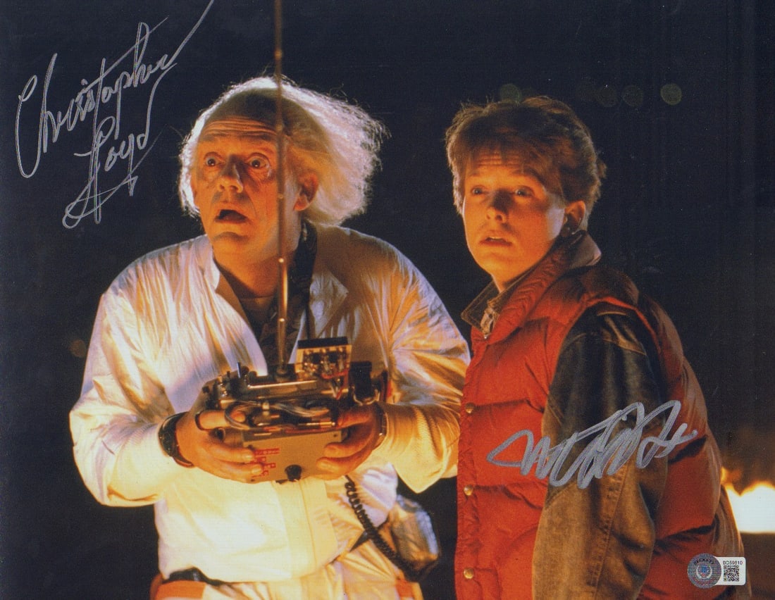 Back to the Future signed 11x14 photograph (1 of 1)